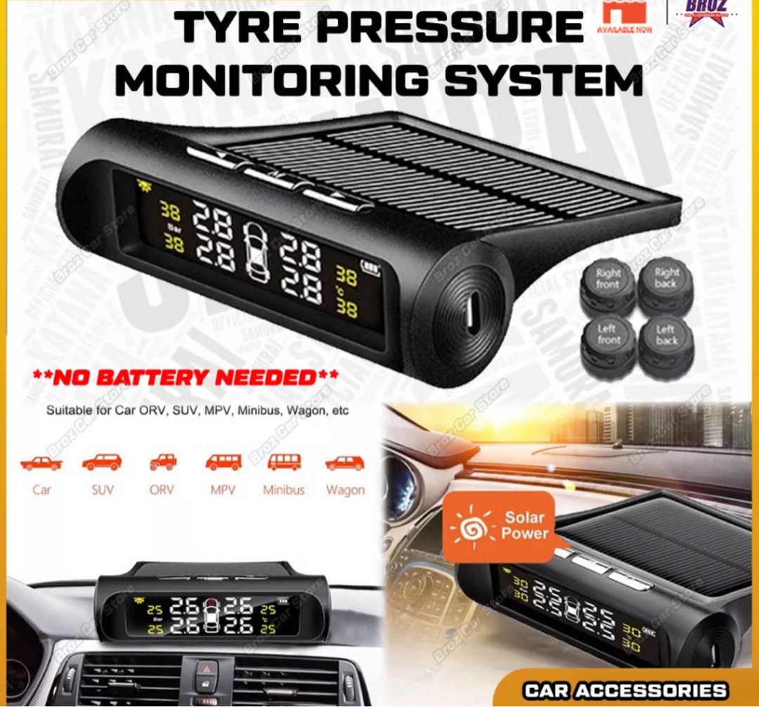 Tire pressure measurement sensor TPMS, Car Accessories, Accessories on