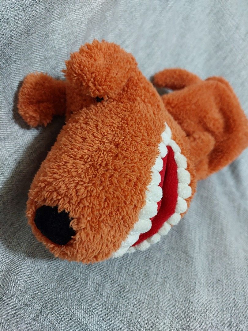 Toothy Mutt Hand Puppet Jellycat, Babies & Kids, Infant Playtime on