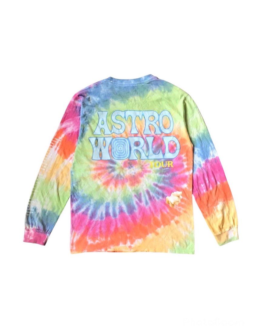 Astroworld tie dye long sleeve discount