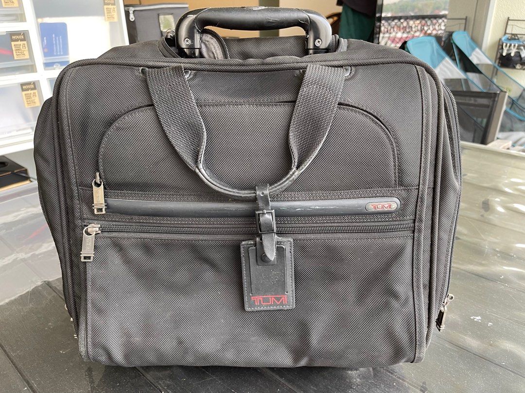 Tumi 2 wheeled briefcase, Men's Fashion, Bags, Briefcases on Carousell