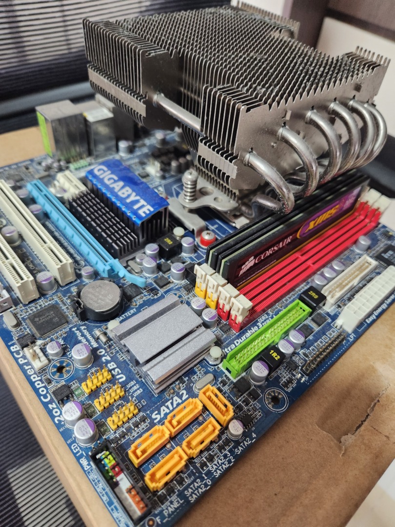 Computer Parts CPU, Motherboard, RAM, CPU Cooler, Fan Controller & PSU