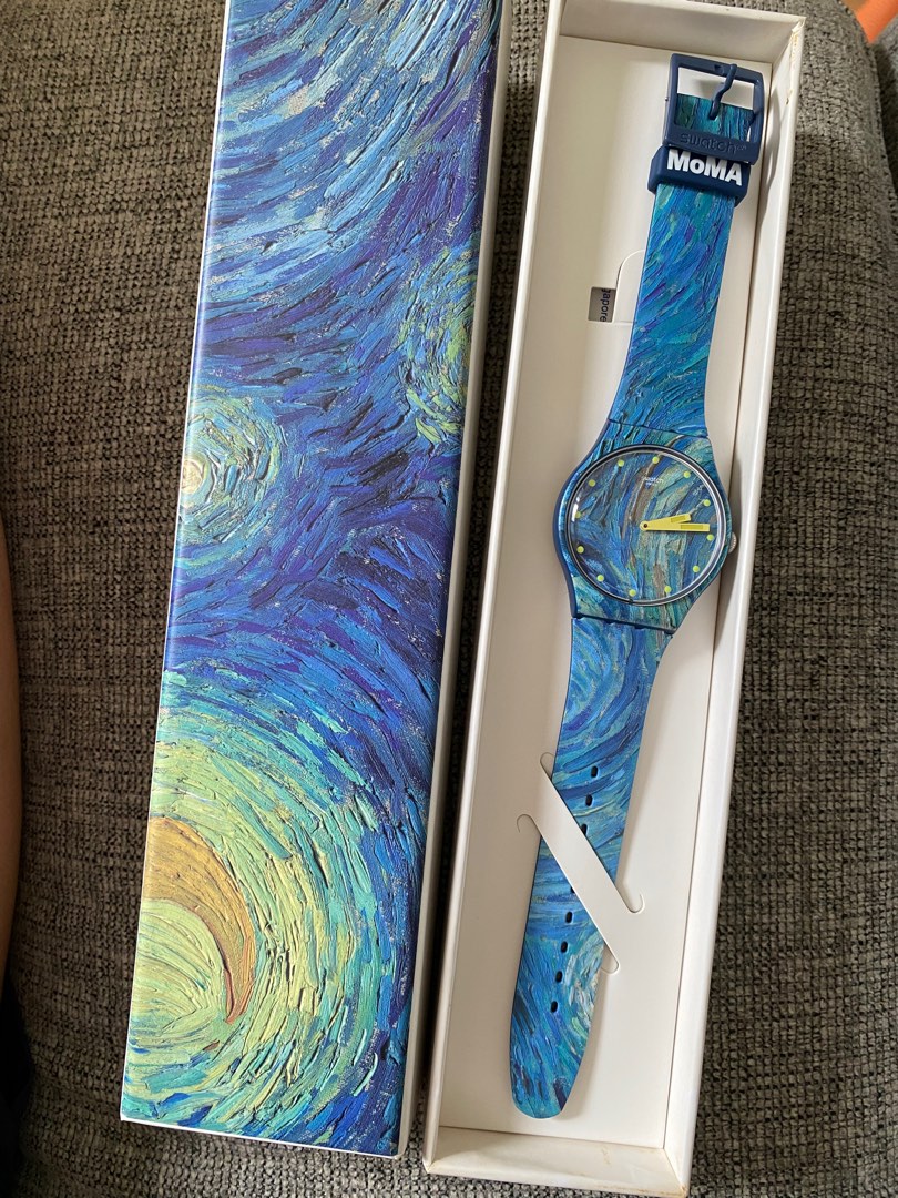 Van Gogh Swatch, Men's Fashion, Watches & Accessories, Watches on Carousell