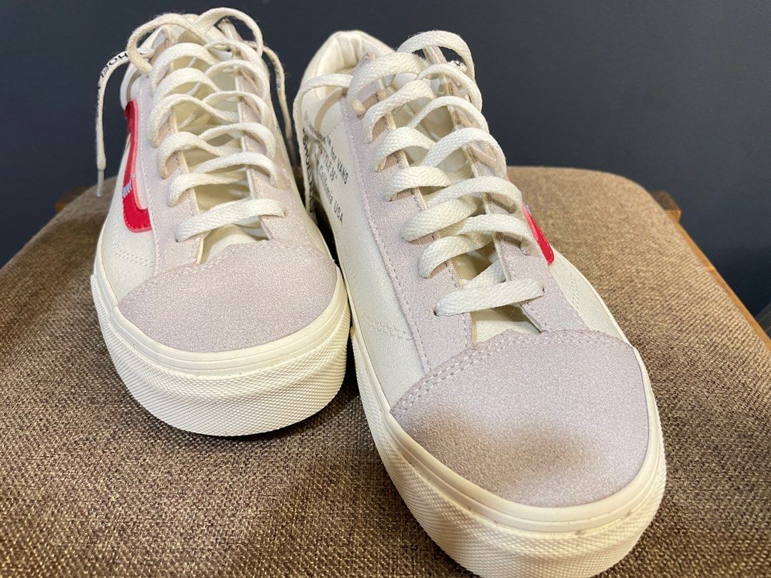 Vans off white fake sales