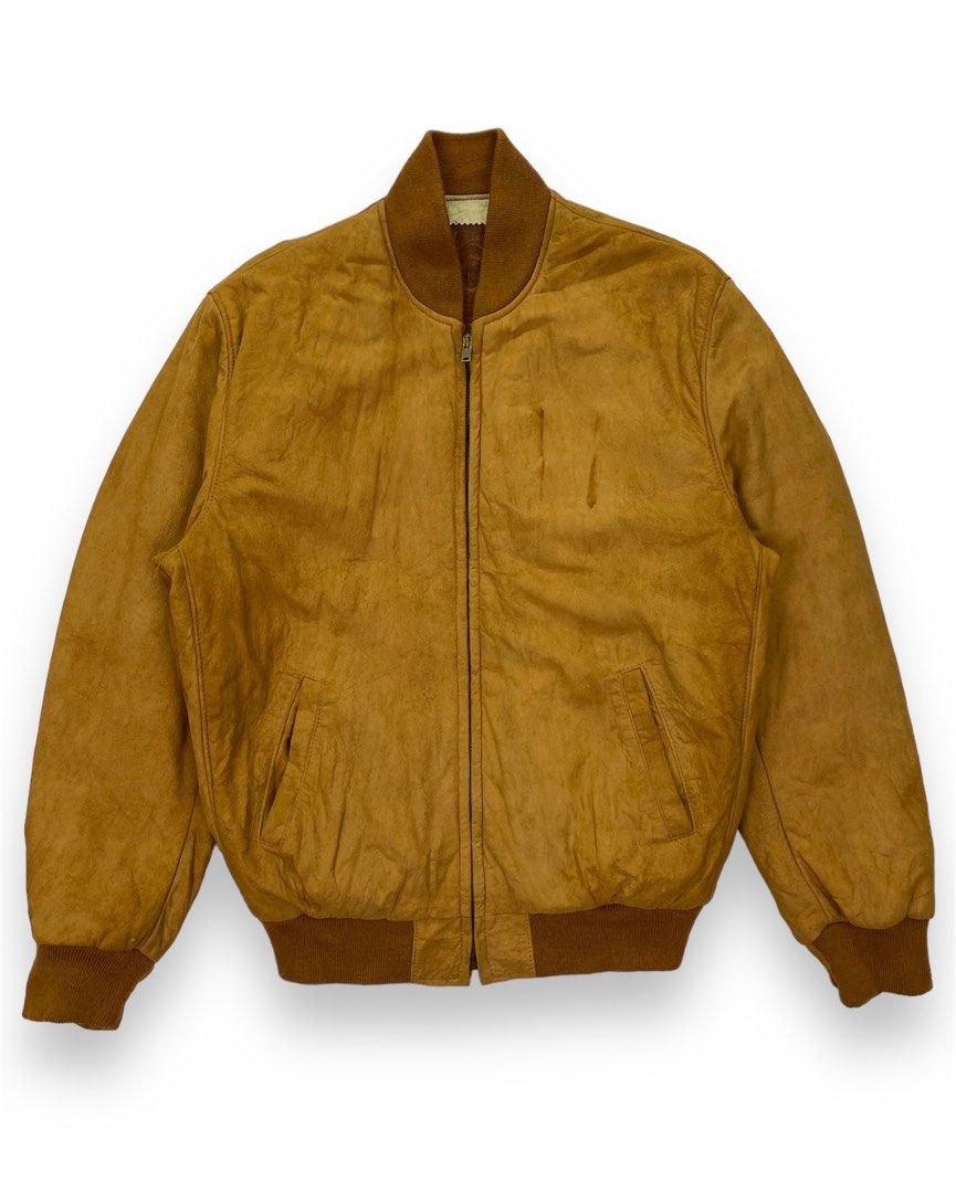 Golden bear cheap suede bomber