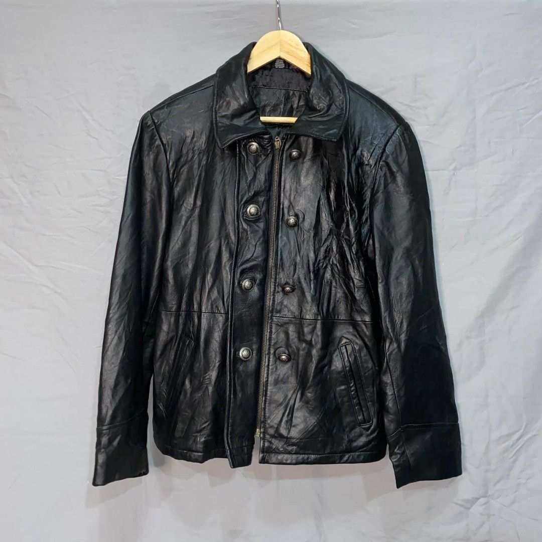 VINTAGE JACQUELINE FERRAR LEATHER JACKET Men s Fashion Coats