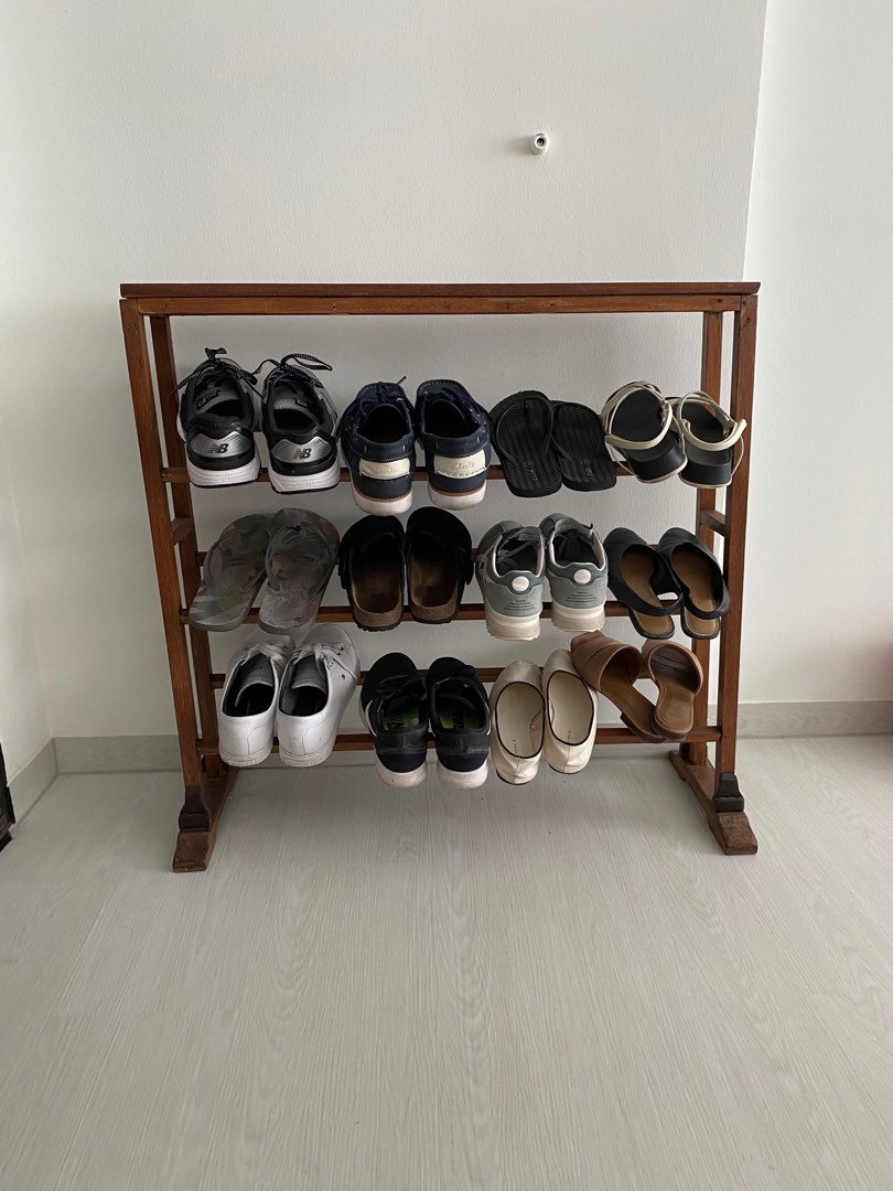 Vintage shoe rack, Furniture & Home Living, Furniture, Shelves ...