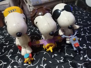 Vintage Snoopy McDonalds Toys