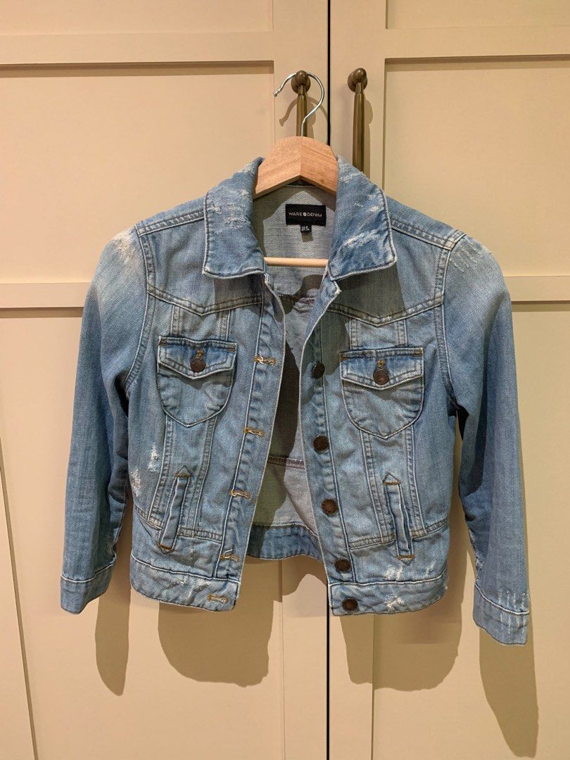 Warehouse white hotsell denim jacket
