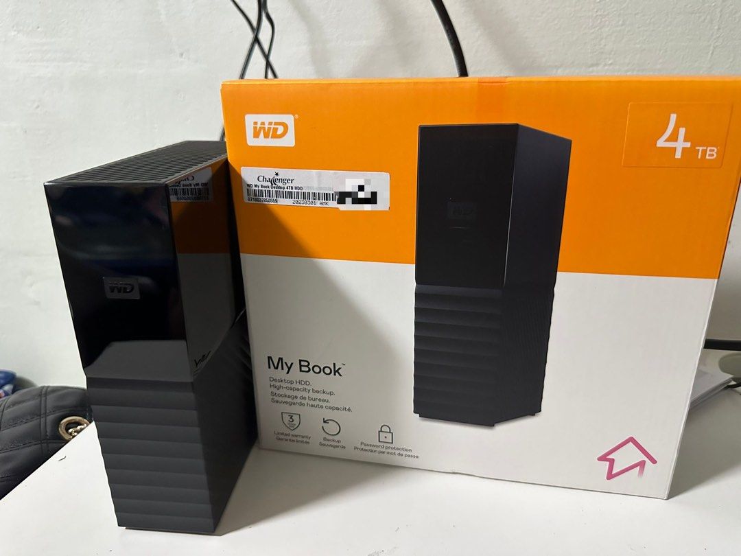 WD My Book Destop -4 TB, Computers & Tech, Parts & Accessories, Hard ...
