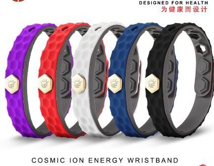 WEBAND STYLISH Negative Ion Wave Energy Wristband Tourmaline Germanium Titanium to Improve Blood Circulation