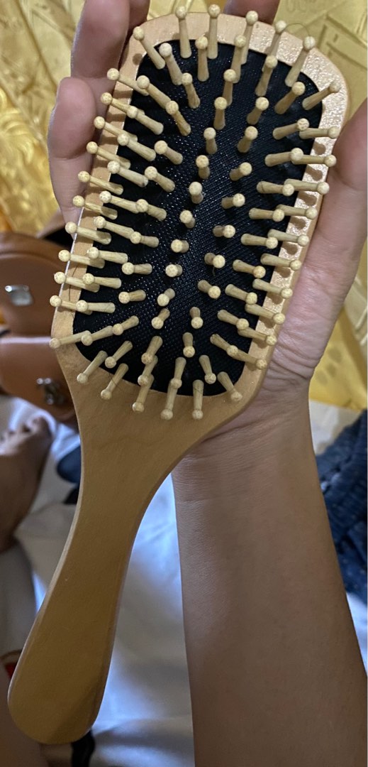 Wooden Hair Brush Hair Massage Brush on Carousell