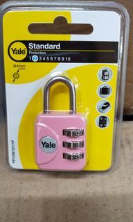 Yale luggage lock travel locks #YP1/28/121/1 pink orange red gray blue yellow emerald green