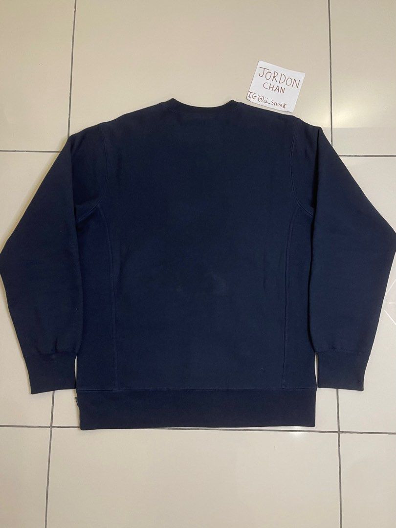 Supreme box logo crewneck navy new arrivals