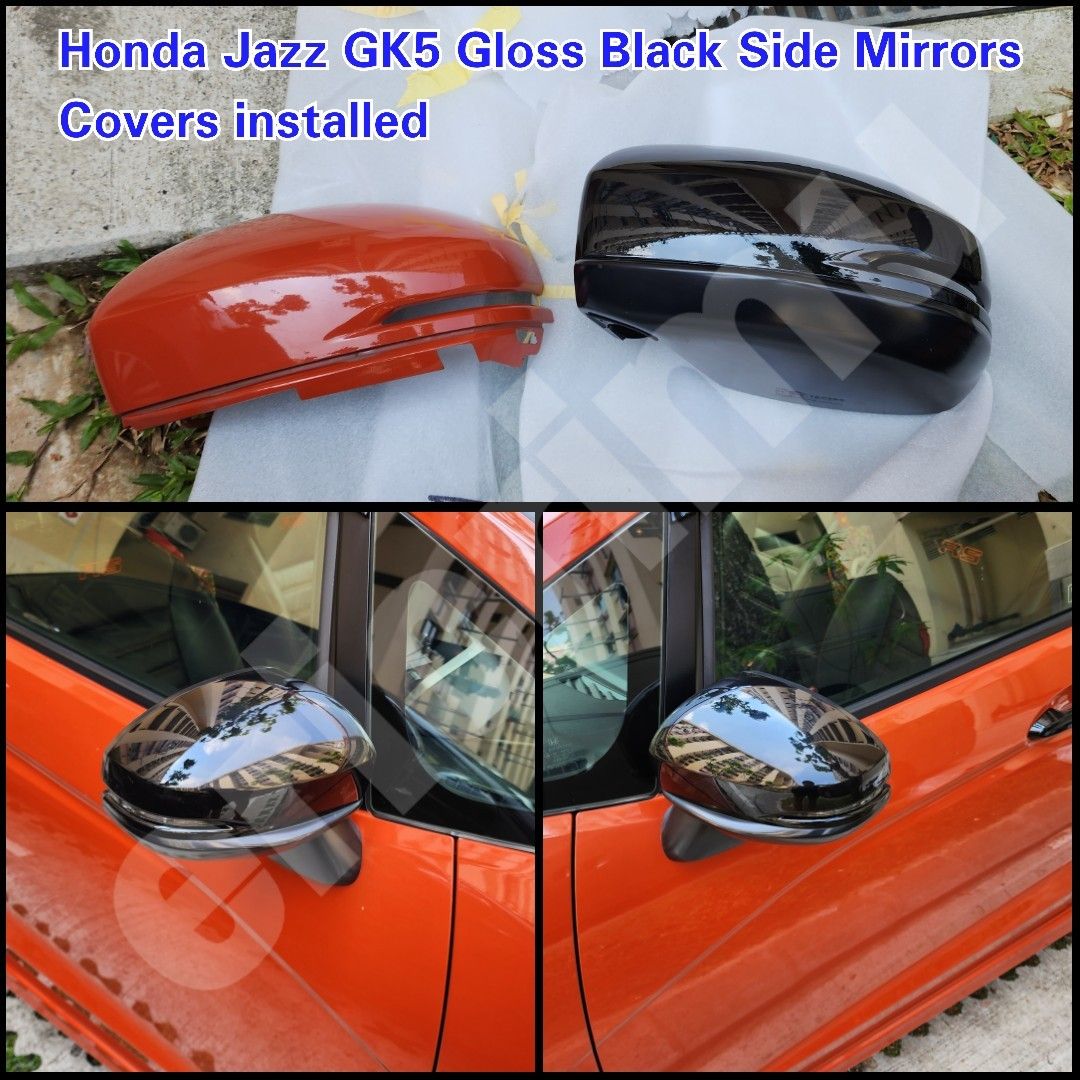 2008 2020 Honda Fit Jazz Shuttle Side Mirror Covers Carbon