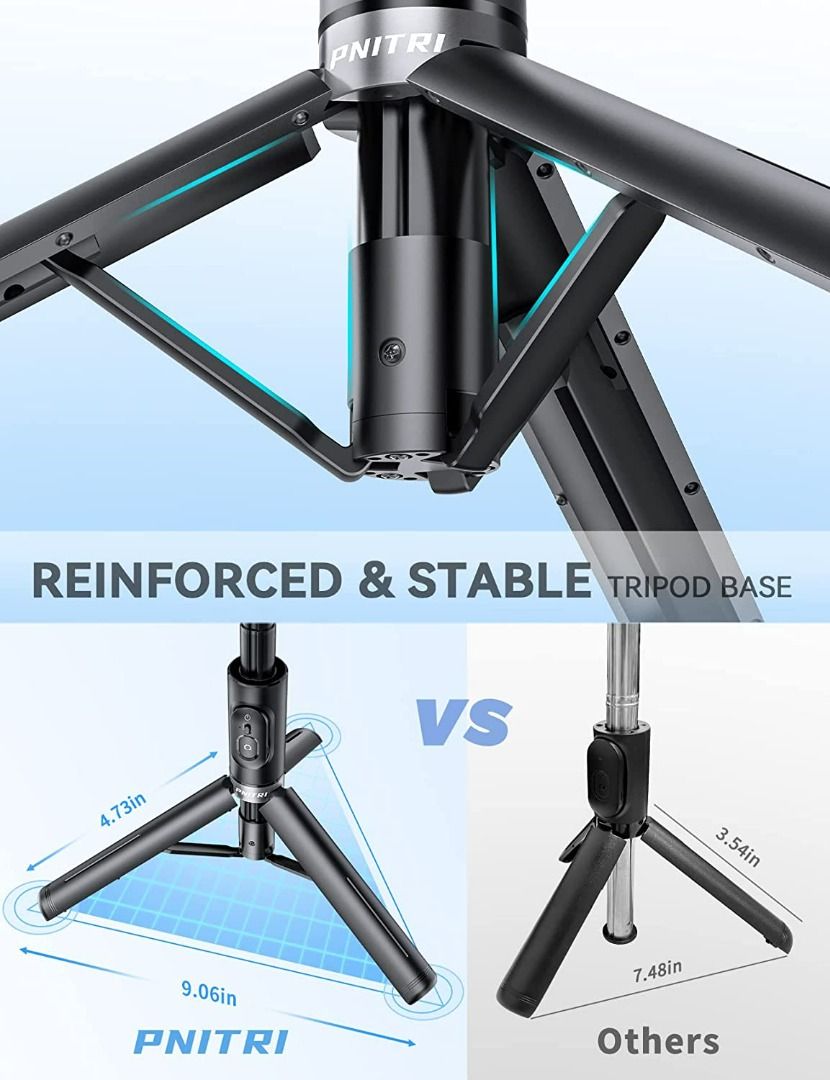 2630) SELFIE STICK TRIPOD, INTEGRATED PORTABLE SELFIE STICK WITH