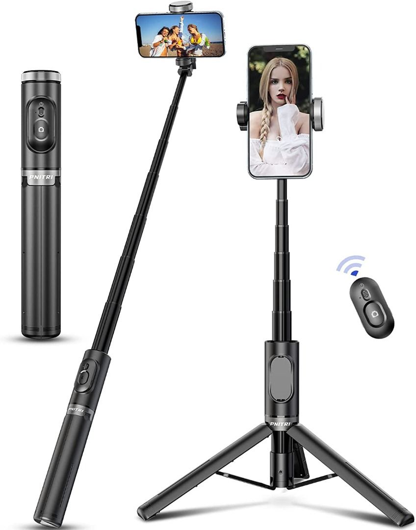2630) SELFIE STICK TRIPOD, INTEGRATED PORTABLE SELFIE STICK WITH