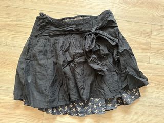 2件式 黑色骷髏短裙