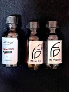 3 Fragrance Oils: Frag Depot in Vanilla & Cocoa Sweet and Craftology in Cinnamon