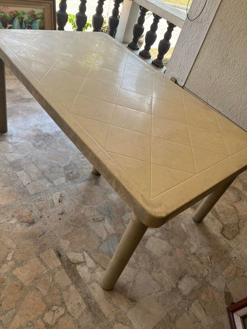Monoblock table store 6 seater