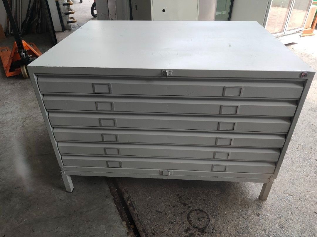 6-Drawer Flat File Cabinet/Drawing Cabinet for sale @ $200 each (AAR ...