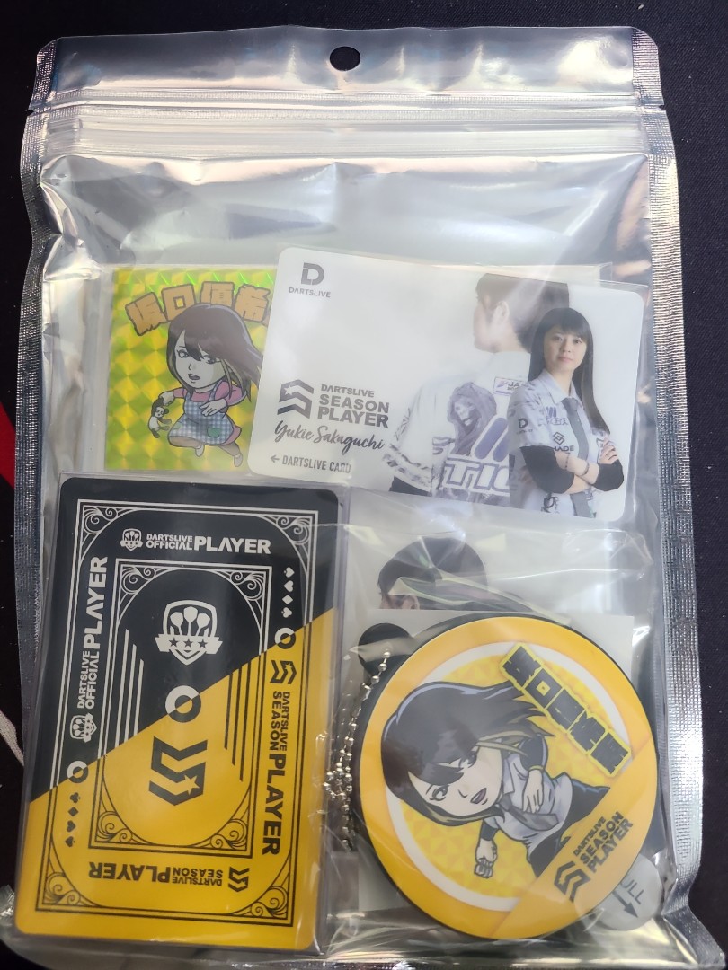 坂口優希惠坂口優希恵2022 Dartslive Player Goods Set, 興趣及遊戲