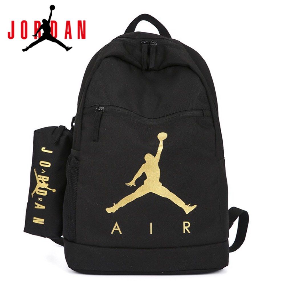 🔥 AIR JORDAN Print Backpack unisex Backpack Student Trendy