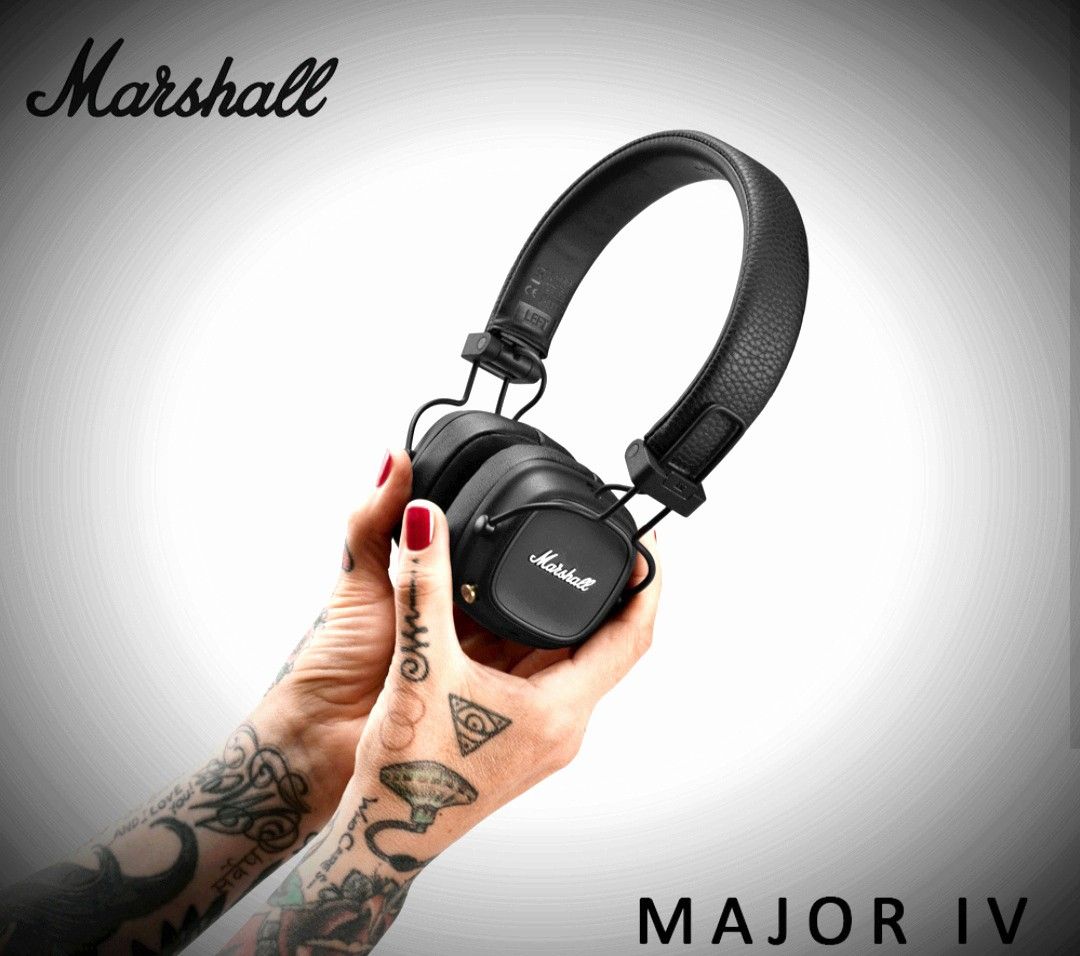 定番の中古商品 yc Marshall MAJOR Ⅳ ブラック bluetooth i9tmg.com.br