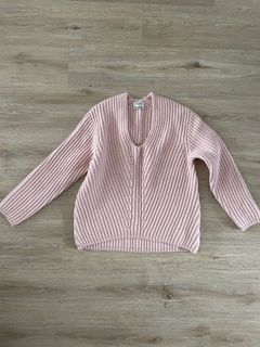 全新正品ACNE粉紅寬版毛衣
