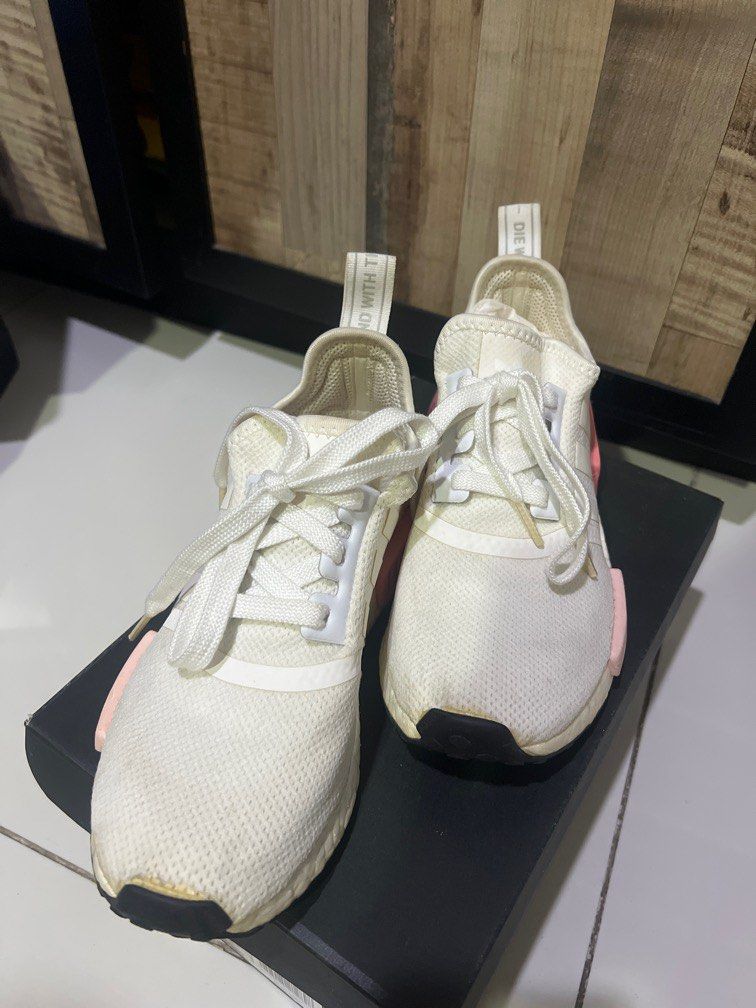 Adidas nmd on sale white pink 50