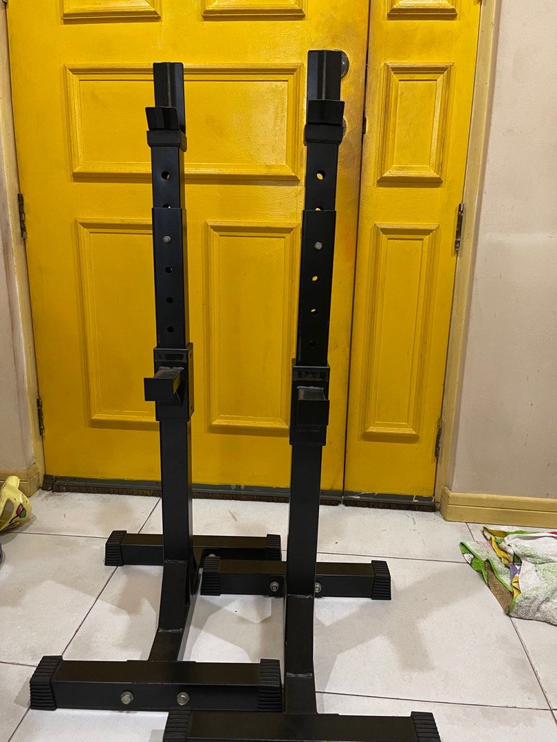 Adjustable gym rack, Sports Equipment, Exercise & Fitness, Weights