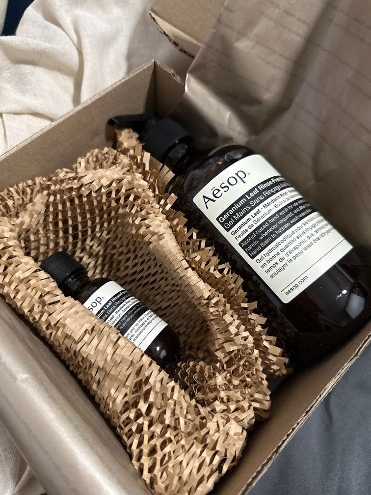 Aesop Geranium Leaf Rinse Free Hand wash, Beauty & Personal Care,  Sanitisers & Disinfectants on Carousell