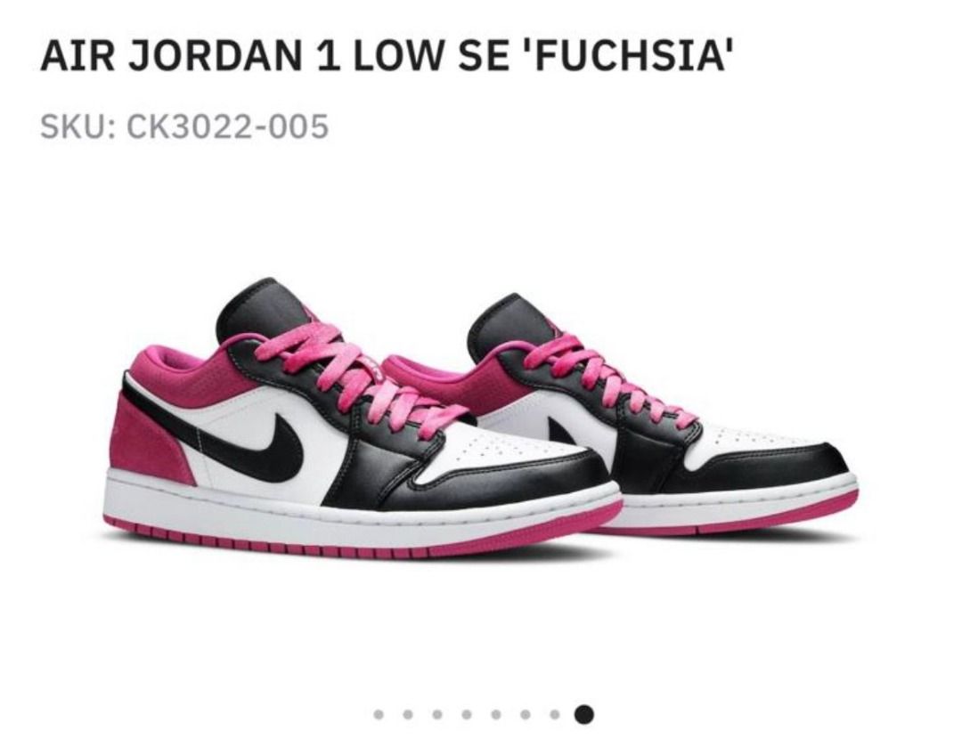 Fuchsia jordans store