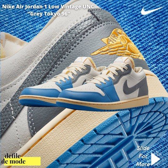 純正特注品 Nike Air Jordan 1 Low Tokyo Vintage 27cm - 靴