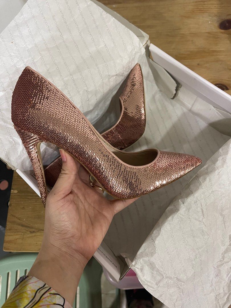 Aldo sequin heels on sale