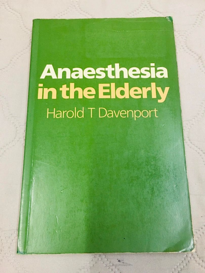 Anaesthesia In The Elderly (Category: Medical Supplies & Tools) located in Taguig. Submitted by Negosyokoto (Listing ID 1224504415, Image 1). Description: .