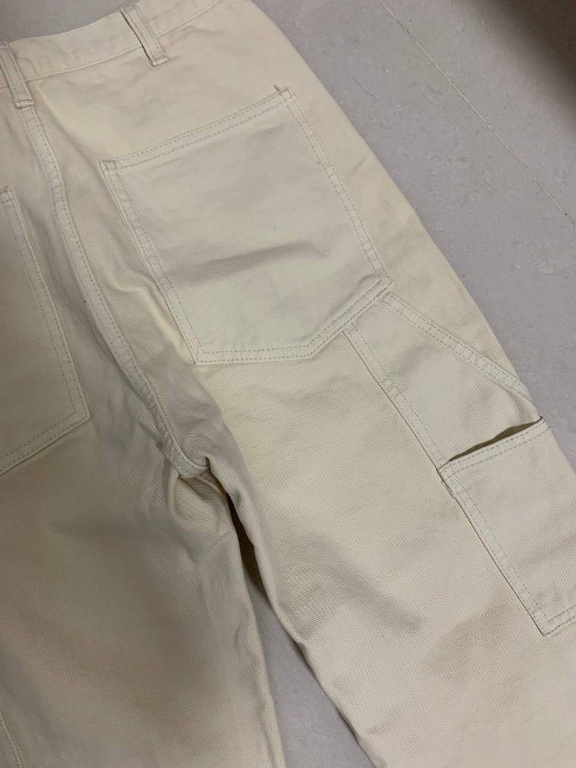 ariana painter pants brandy melville john galt beige cream cargo pants