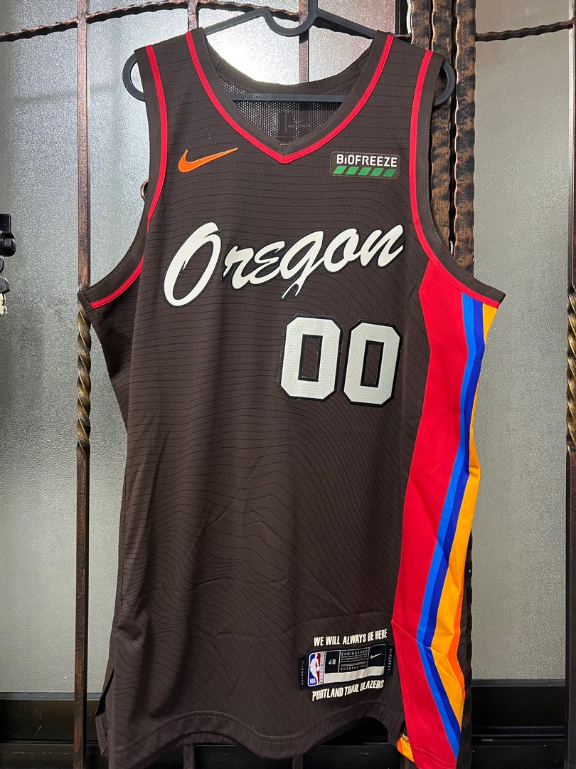 Men's Portland Trail Blazers Carmelo Anthony #00 Nike Black 2021/22  Swingman NBA Jersey-City Edition