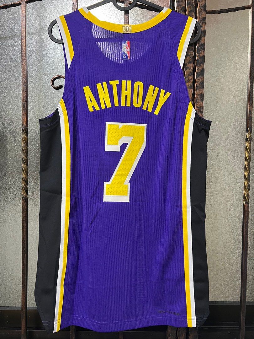 Nike Los Angeles Lakers Carmelo Anthony Statement Authentic Jersey 40