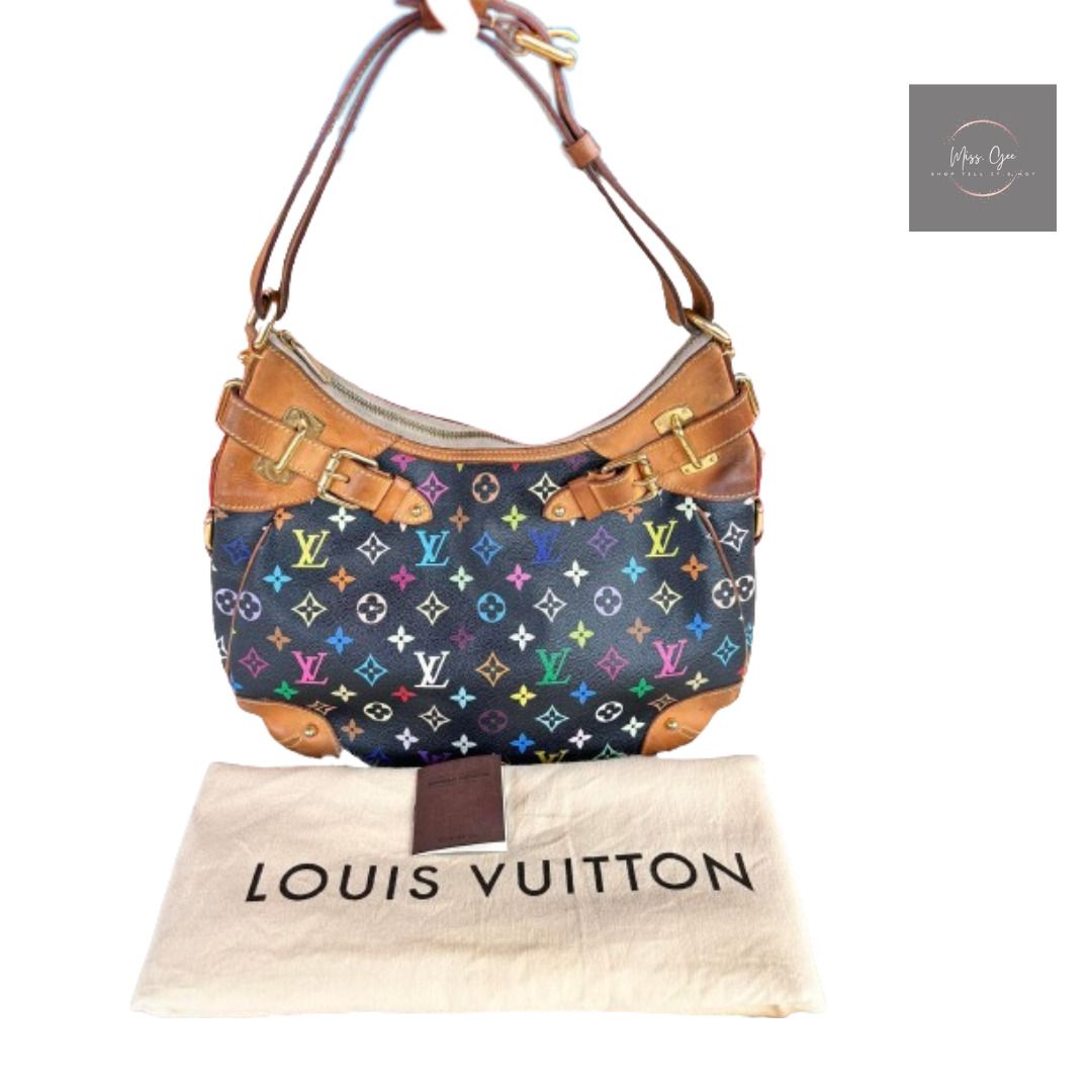 AUTHENTIC LV LOUIS VUITTON Multicolor Black Shoulder Bag, Luxury, Bags &  Wallets on Carousell