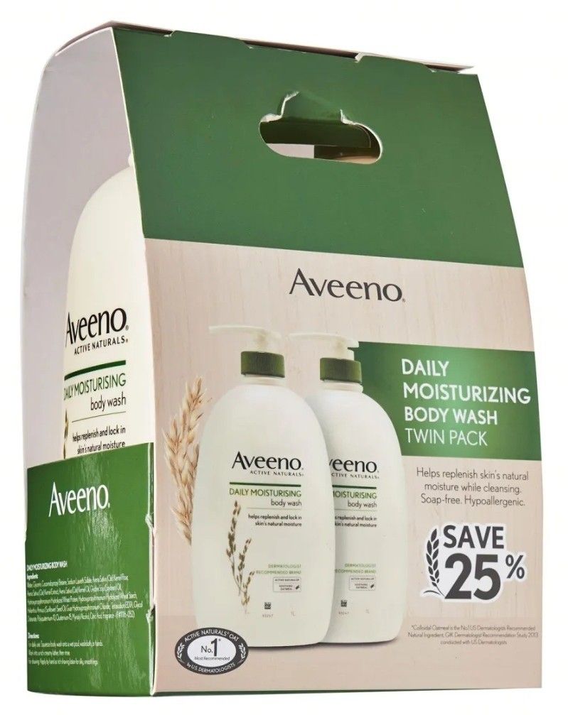 Aveeno Daily Moisturising Body Wash (1 Litre) x 2 bottles (Self