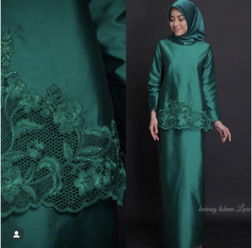 Baju kurung thai clearance silk online