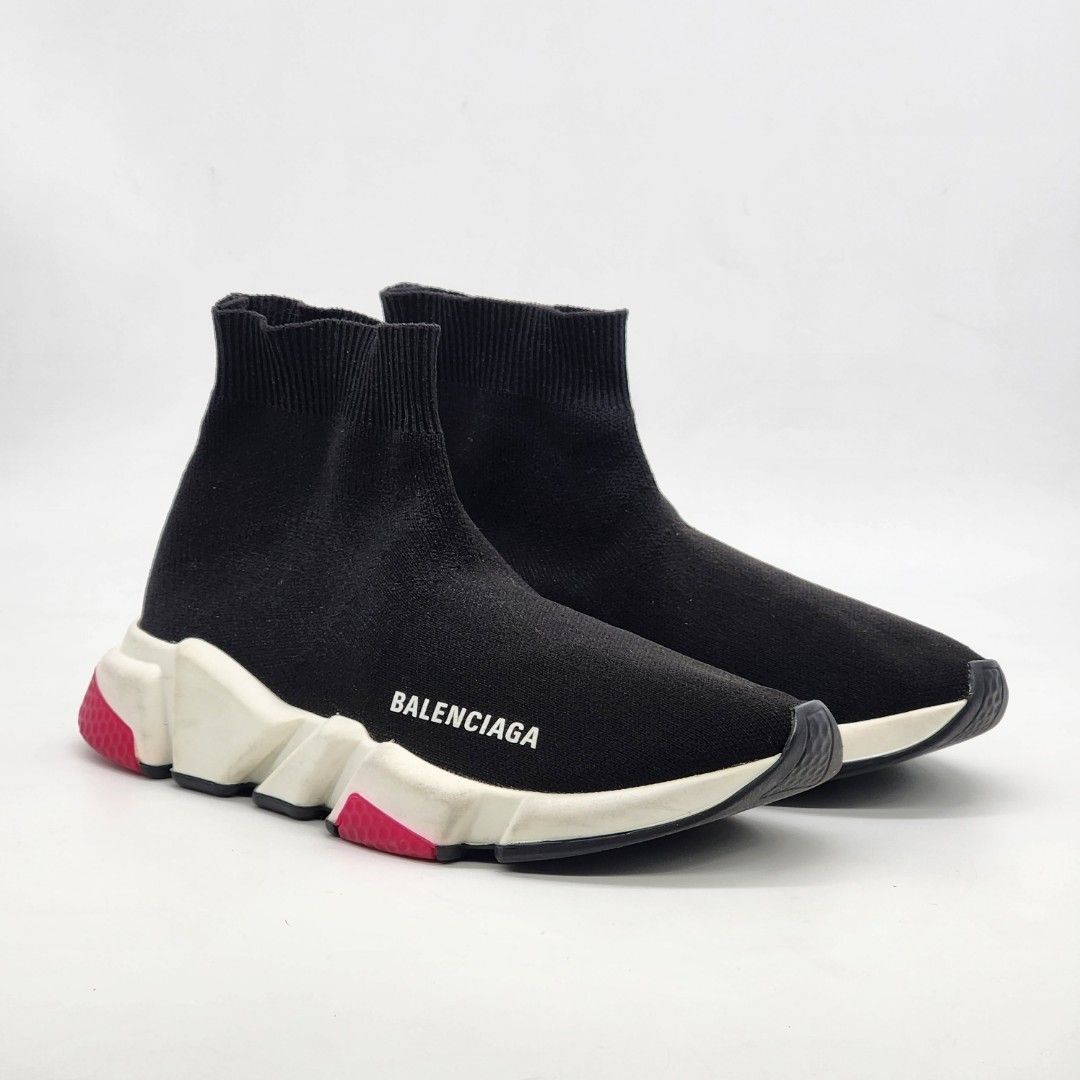 Balenciaga sock black and pink clearance