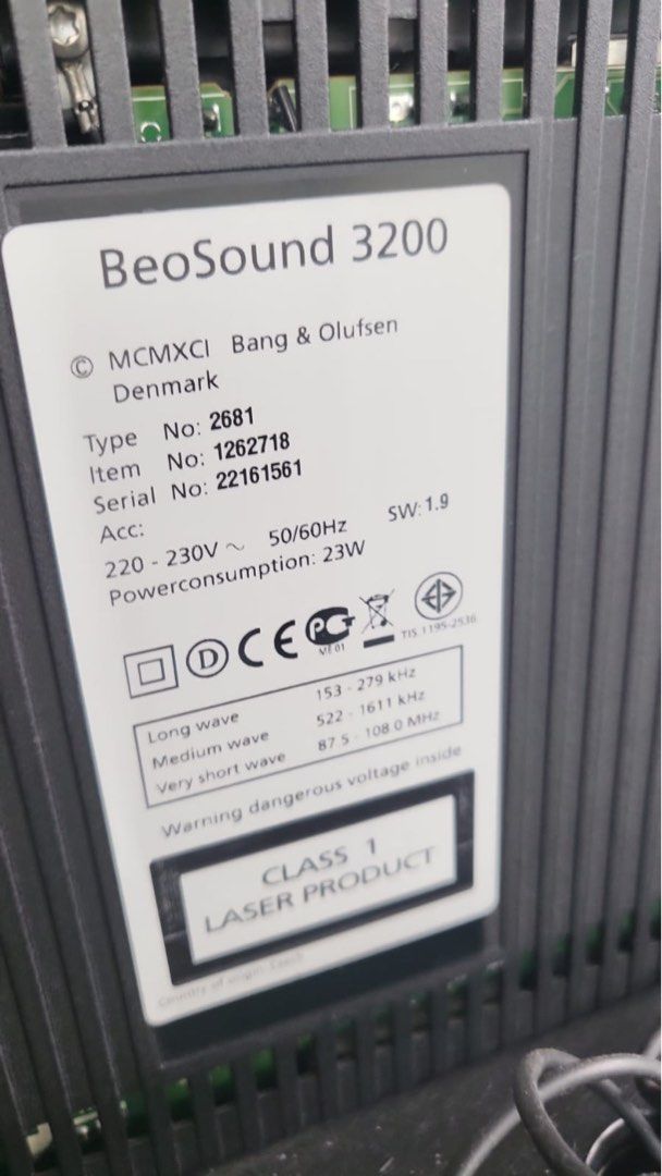 New Optical Laser Lens Pickup For Bang & Olufsen Beosound 3200 CD Player - Replacement Part