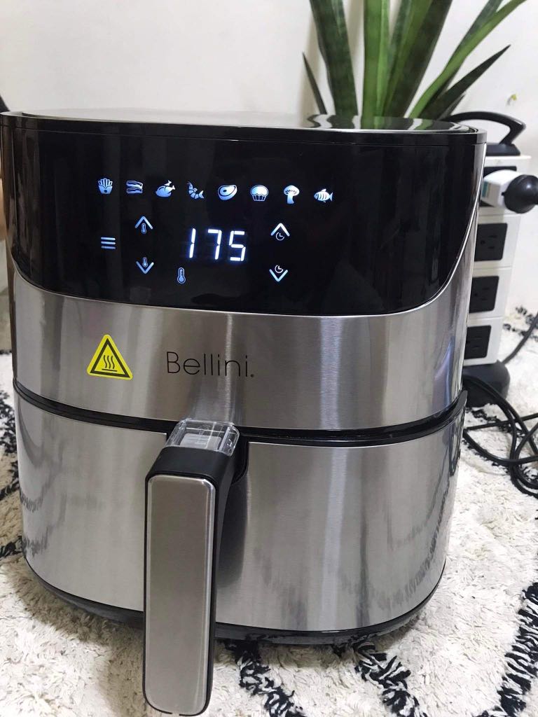 Bellini 5 L'iter Digital Touch Screen Air Fryer with Accessories on