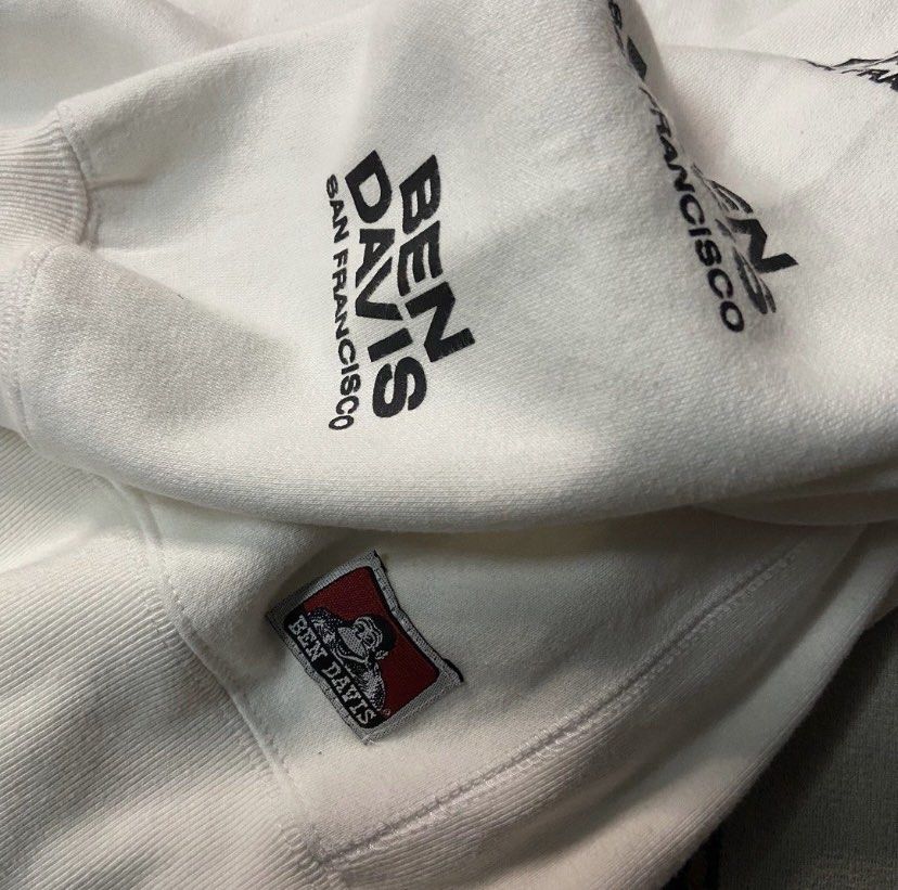 Ben Davis Sweatshirt X Sweatshirt X Hoodie X Baggy X Big logo X Vtg X ...