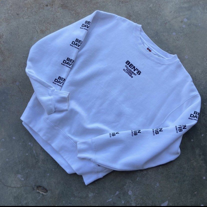 Ben Davis Sweatshirt X Sweatshirt X Hoodie X Baggy X Big logo X Vtg X ...