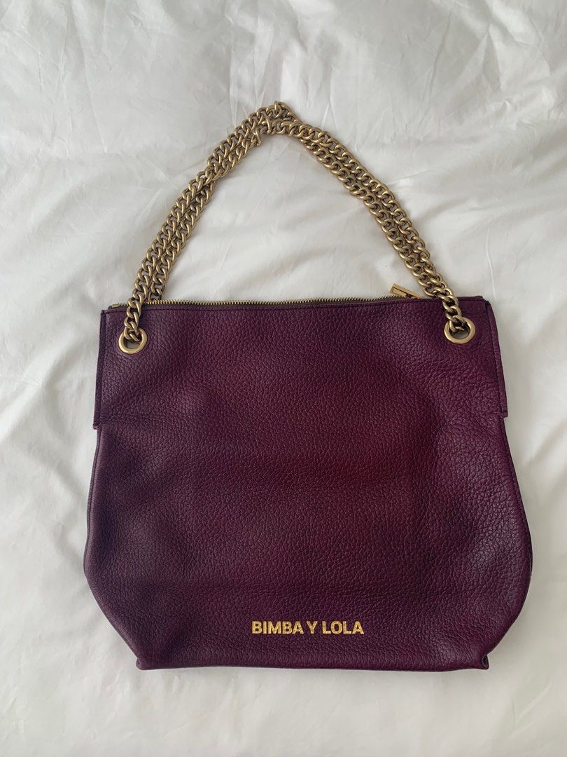 Bimba & Lola Purple & Gold Bag
