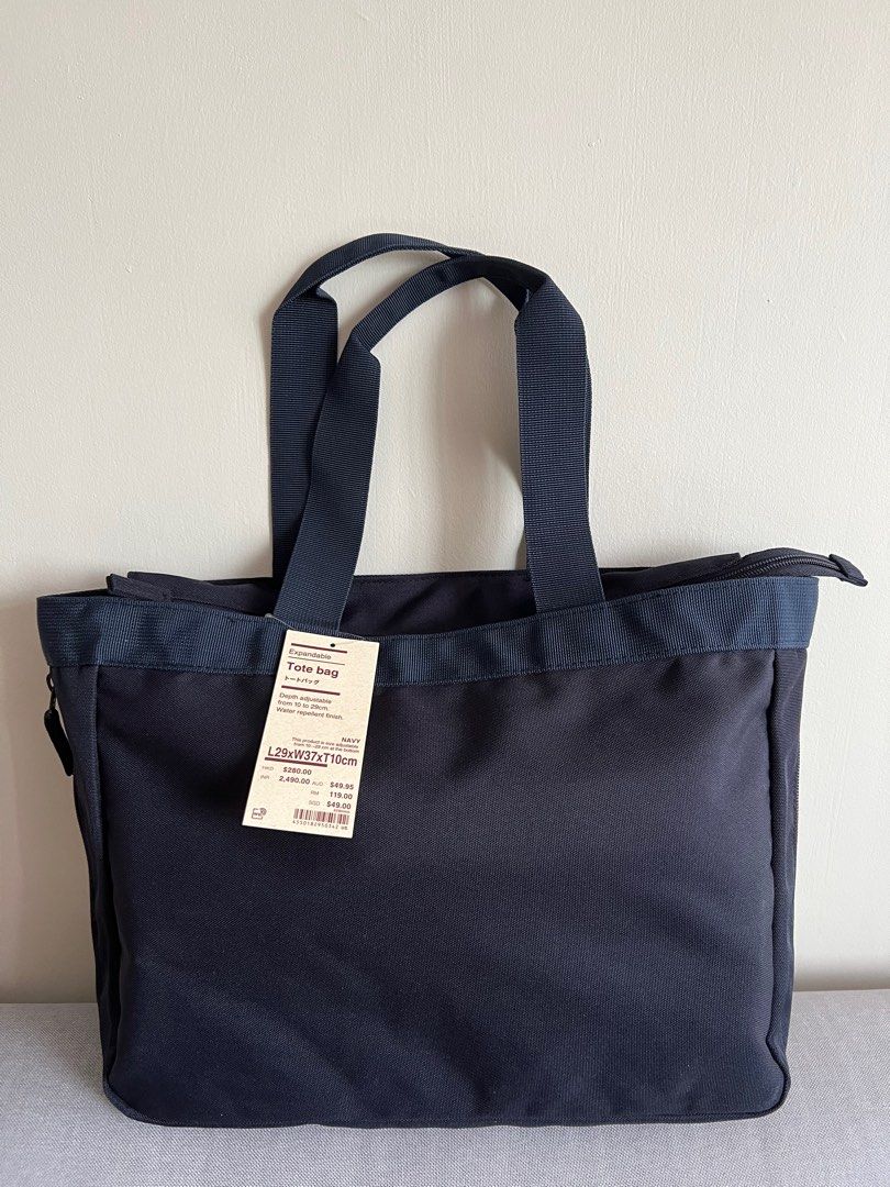 Muji water 2025 repellent tote bag