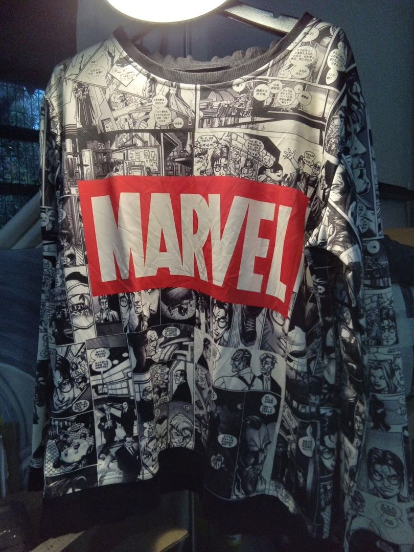 Boy London marvel sweater, Men's Fashion, Coats, Jackets and Outerwear