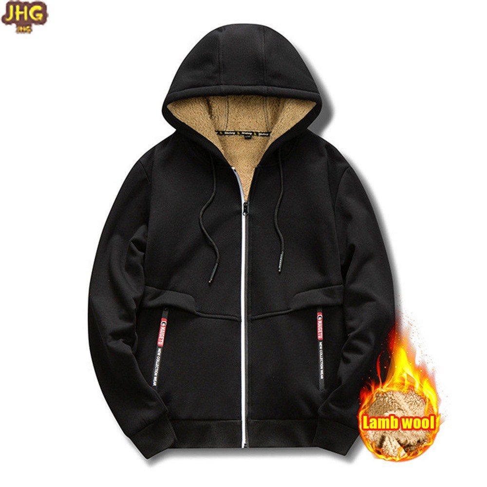 Mens hooded cardigan discount jacket
